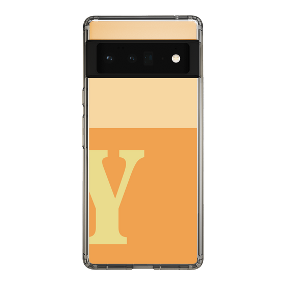 Slim Protection Case［ Original - initial two tone - Y orange ］