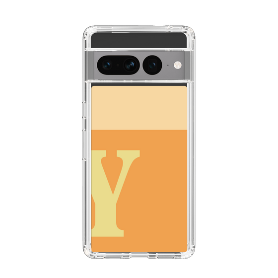 Slim Protection Case［ Original - initial two tone - Y orange ］
