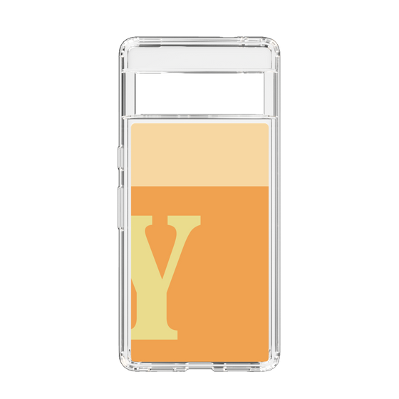 Slim Protection Case［ Original - initial two tone - Y orange ］