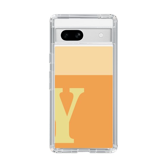 Slim Protection Case［ Original - initial two tone - Y orange ］