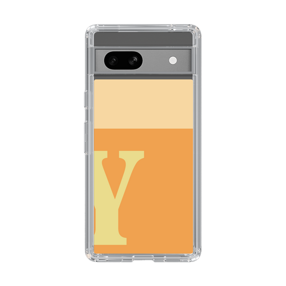 Slim Protection Case［ Original - initial two tone - Y orange ］
