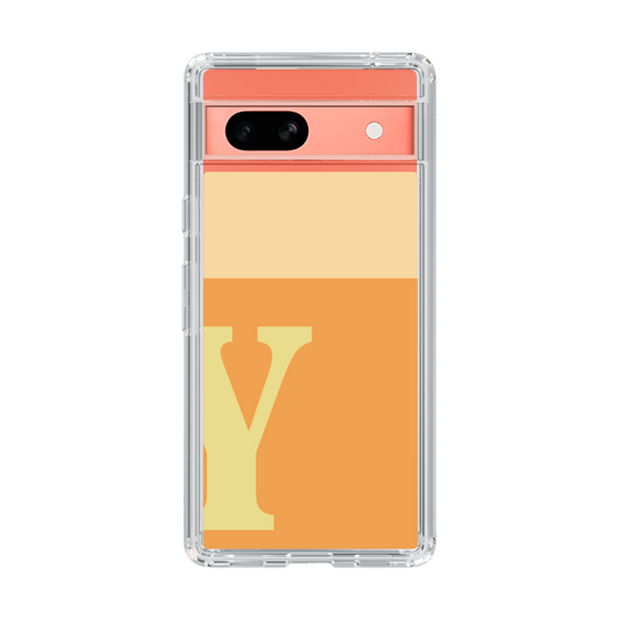 Slim Protection Case［ Original - initial two tone - Y orange ］