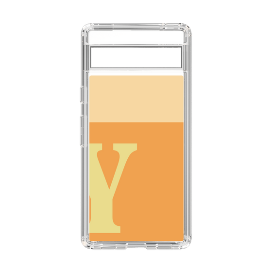 Slim Protection Case［ Original - initial two tone - Y orange ］