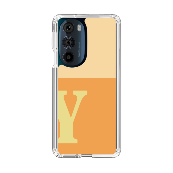Slim Protection Case［ Original - initial two tone - Y orange ］