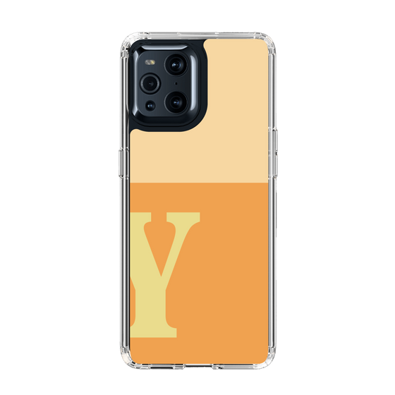 Slim Protection Case［ Original - initial two tone - Y orange ］