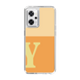Slim Protection Case［ オリジナル - initial two tone - Y orange ］