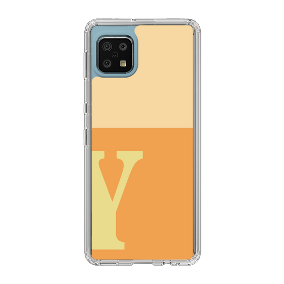 Slim Protection Case［ Original - initial two tone - Y orange ］