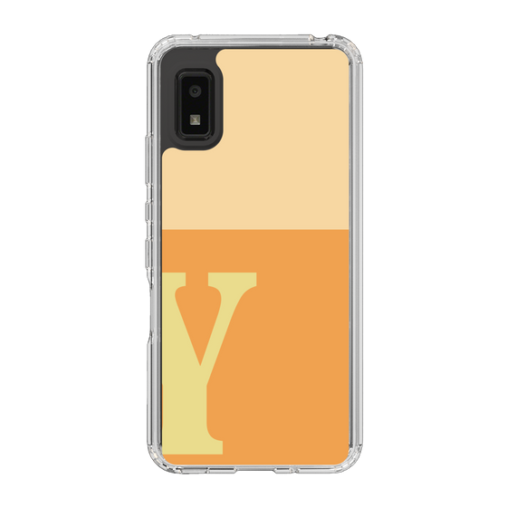 Slim Protection Case［ Original - initial two tone - Y orange ］