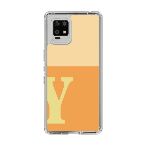 Slim Protection Case［ Original - initial two tone - Y orange ］
