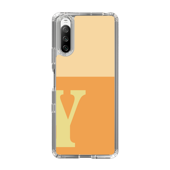 Slim Protection Case［ Original - initial two tone - Y orange ］