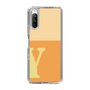 Slim Protection Case［ Original - initial two tone - Y orange ］