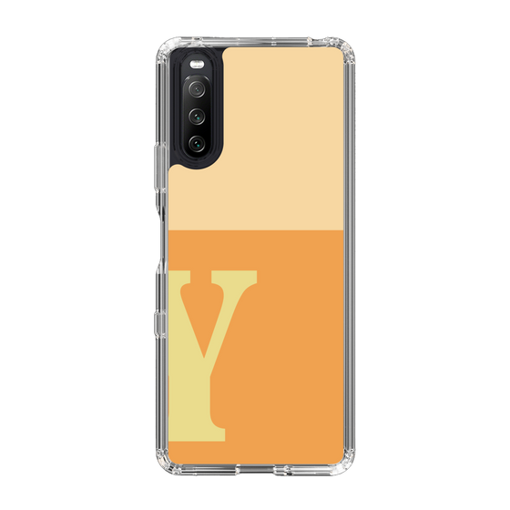 Slim Protection Case［ Original - initial two tone - Y orange ］