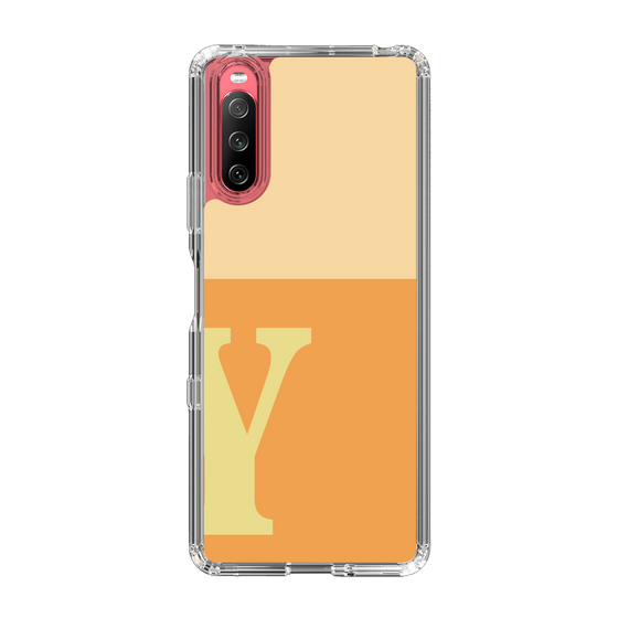 Slim Protection Case［ Original - initial two tone - Y orange ］