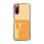 Slim Protection Case［ Original - initial two tone - Y orange ］