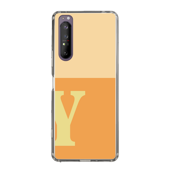 Slim Protection Case［ Original - initial two tone - Y orange ］