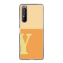 Slim Protection Case［ Original - initial two tone - Y orange ］