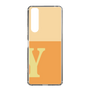 Slim Protection Case［ Original - initial two tone - Y orange ］