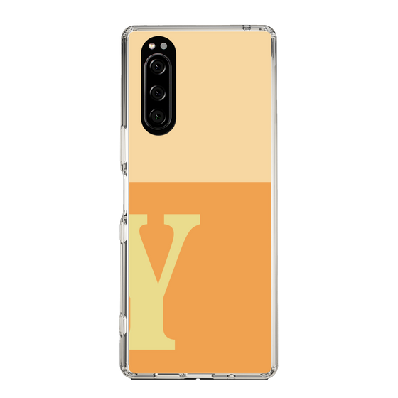 Slim Protection Case［ Original - initial two tone - Y orange ］