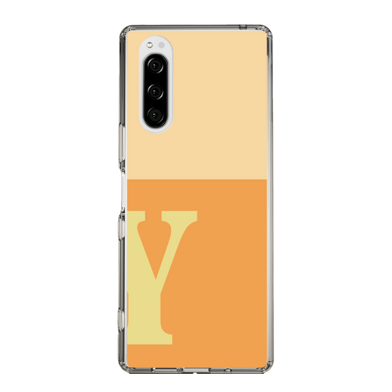 Slim Protection Case［ Original - initial two tone - Y orange ］
