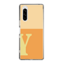 Slim Protection Case［ Original - initial two tone - Y orange ］