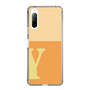 Slim Protection Case［ Original - initial two tone - Y orange ］