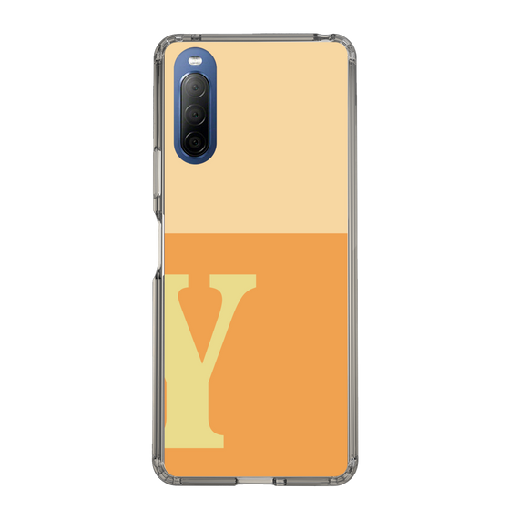 Slim Protection Case［ Original - initial two tone - Y orange ］