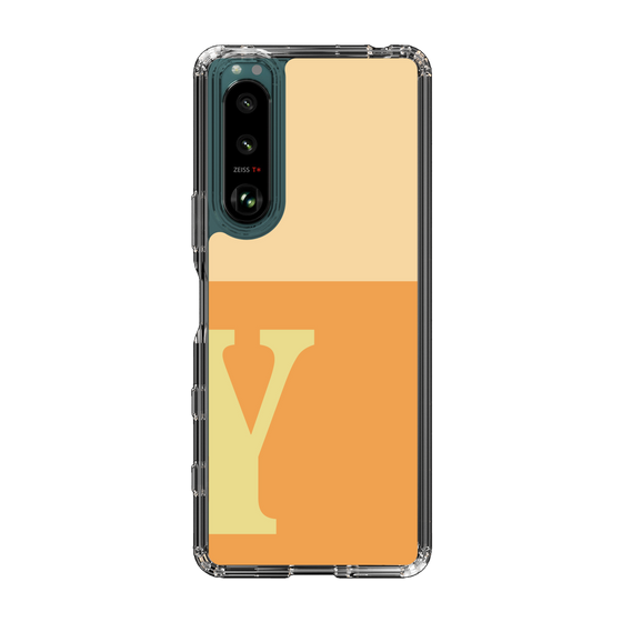 Slim Protection Case［ Original - initial two tone - Y orange ］