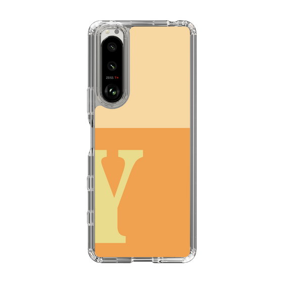 Slim Protection Case［ Original - initial two tone - Y orange ］
