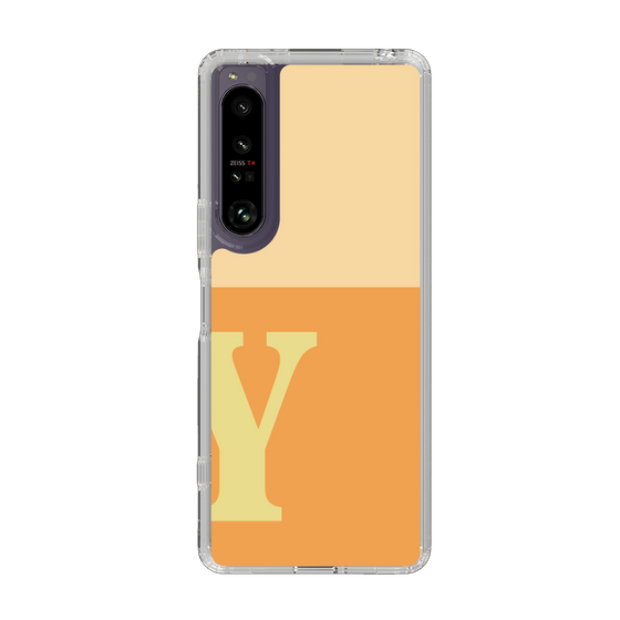 Slim Protection Case［ Original - initial two tone - Y orange ］