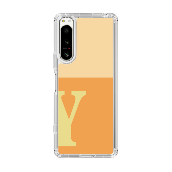 Slim Protection Case［ Original - initial two tone - Y orange ］
