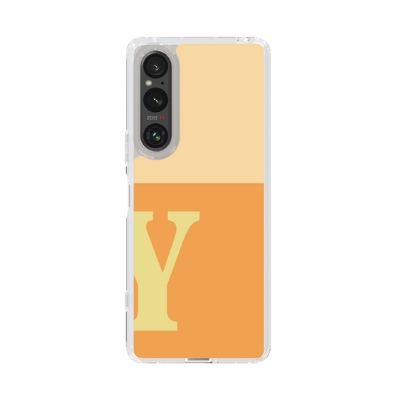 Slim Protection Case［ Original - initial two tone - Y orange ］
