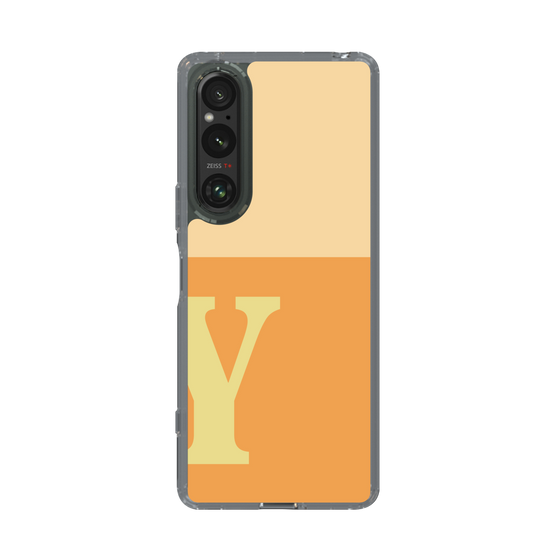Slim Protection Case［ Original - initial two tone - Y orange ］