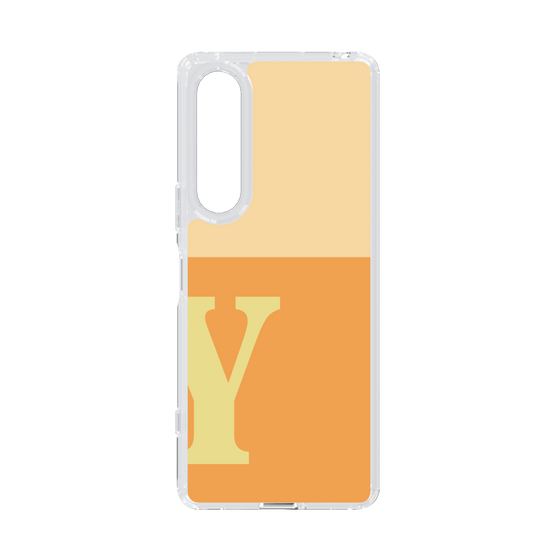 Slim Protection Case［ Original - initial two tone - Y orange ］