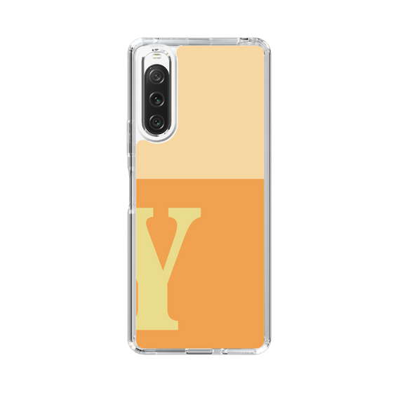 Slim Protection Case［ Original - initial two tone - Y orange ］
