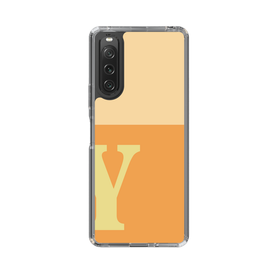 Slim Protection Case［ Original - initial two tone - Y orange ］