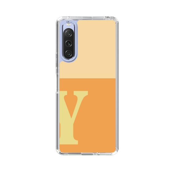 Slim Protection Case［ Original - initial two tone - Y orange ］