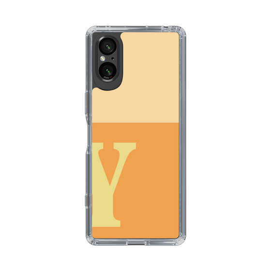 Slim Protection Case［ Original - initial two tone - Y orange ］