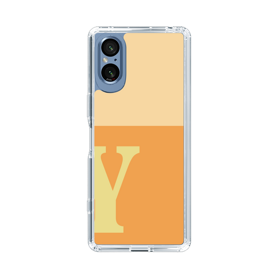 Slim Protection Case［ Original - initial two tone - Y orange ］