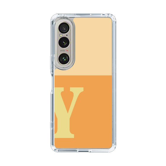 Slim Protection Case［ Original - initial two tone - Y orange ］