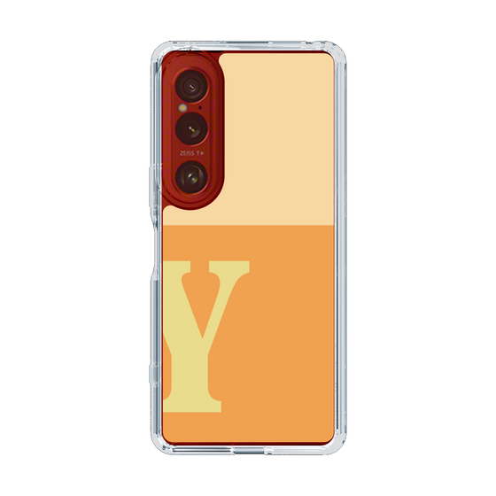 Slim Protection Case［ Original - initial two tone - Y orange ］