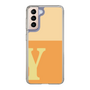 Slim Protection Case［ Original - initial two tone - Y orange ］
