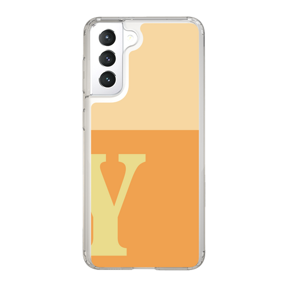 Slim Protection Case［ Original - initial two tone - Y orange ］