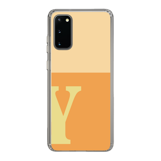 Slim Protection Case［ Original - initial two tone - Y orange ］