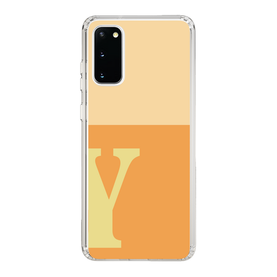 Slim Protection Case［ Original - initial two tone - Y orange ］