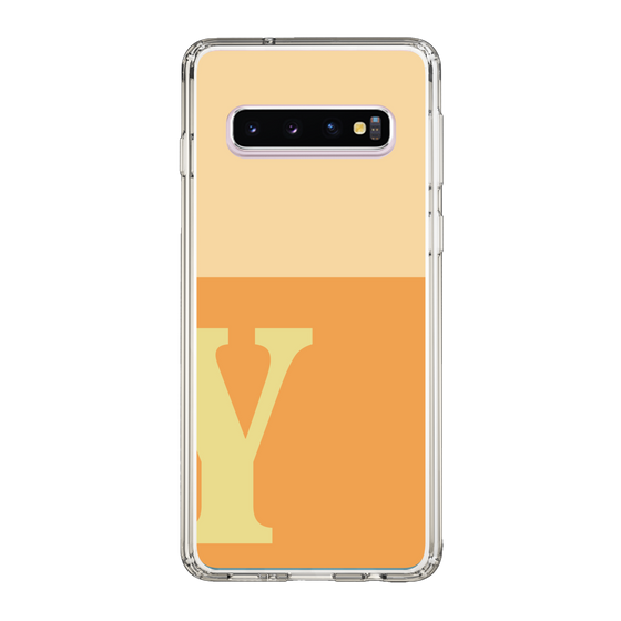 Slim Protection Case［ Original - initial two tone - Y orange ］