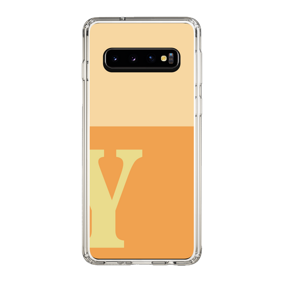 Slim Protection Case［ Original - initial two tone - Y orange ］