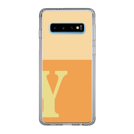 Slim Protection Case［ Original - initial two tone - Y orange ］