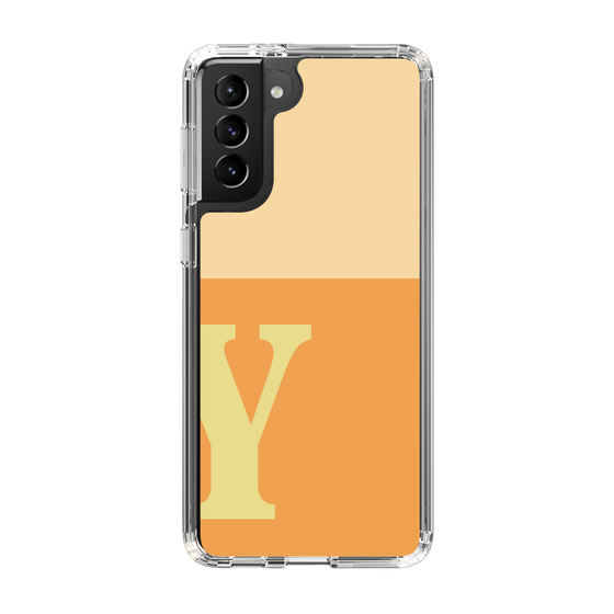 Slim Protection Case［ Original - initial two tone - Y orange ］