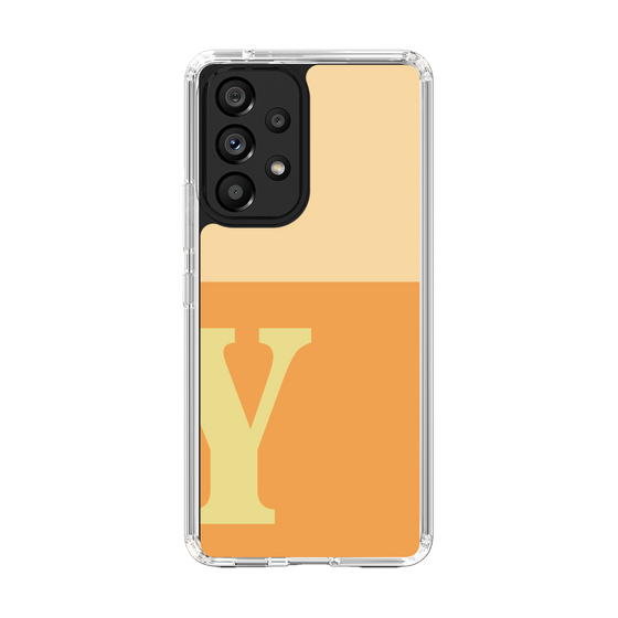Slim Protection Case［ Original - initial two tone - Y orange ］
