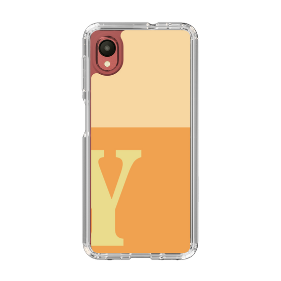 Slim Protection Case［ Original - initial two tone - Y orange ］